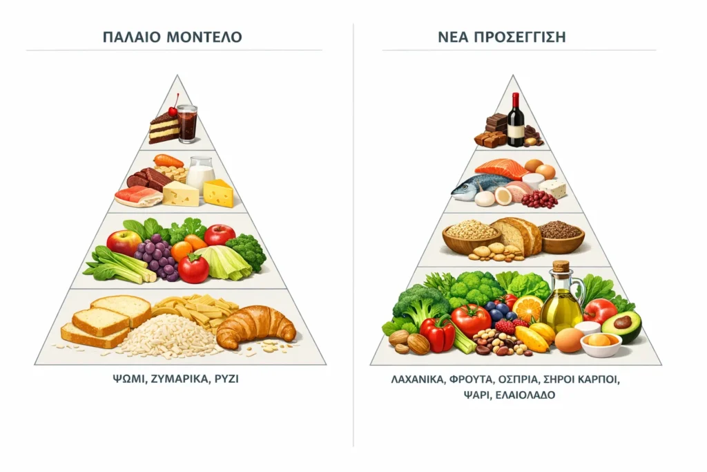 Αλλαγή στη βάση της διατροφικής πυραμίδας Νεφρολόγος Γεωργία Βαρέτα