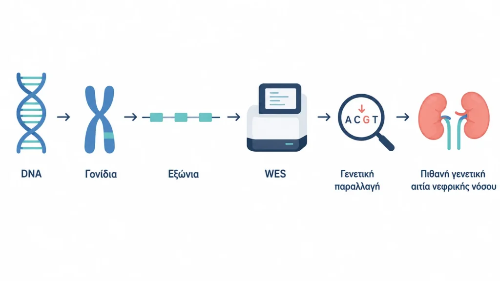 whole exome sequencing wes γενετικός έλεγχος κληρονομικές νεφροπάθειες